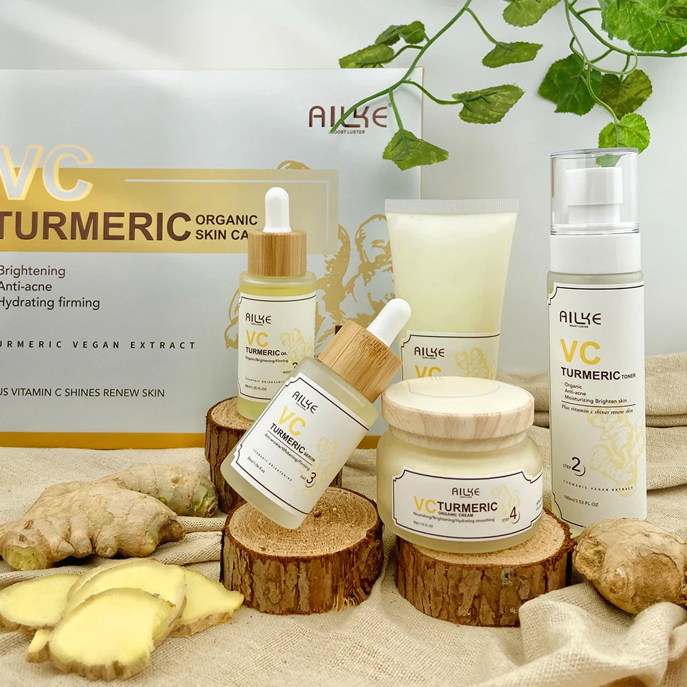 AILKE Turmeric Renew Skin Care Sets