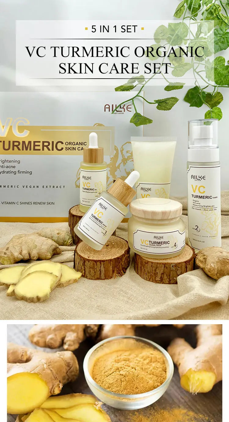 AILKE Turmeric Renew Skin Care Sets