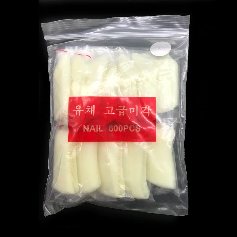 Extra Long Almond Shape Acrylic False Nails