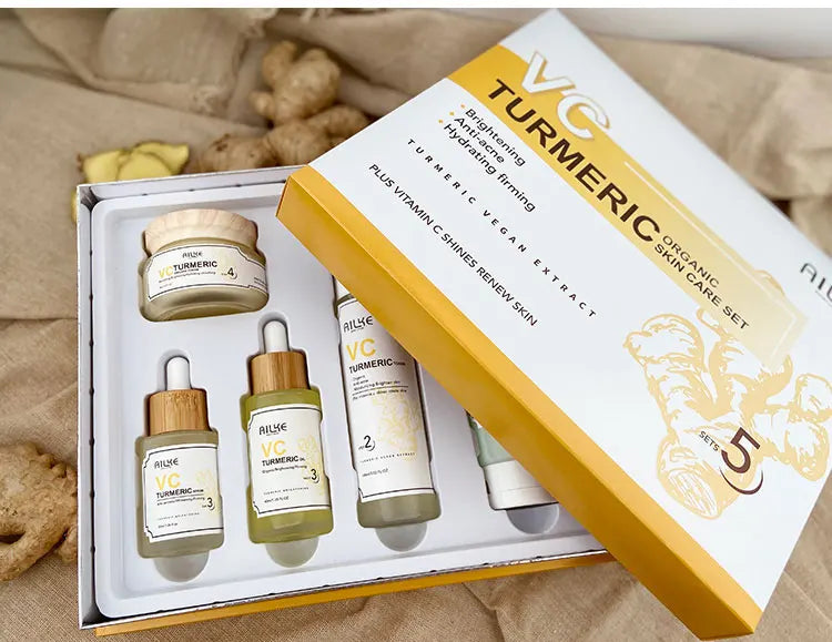 AILKE Turmeric Renew Skin Care Sets