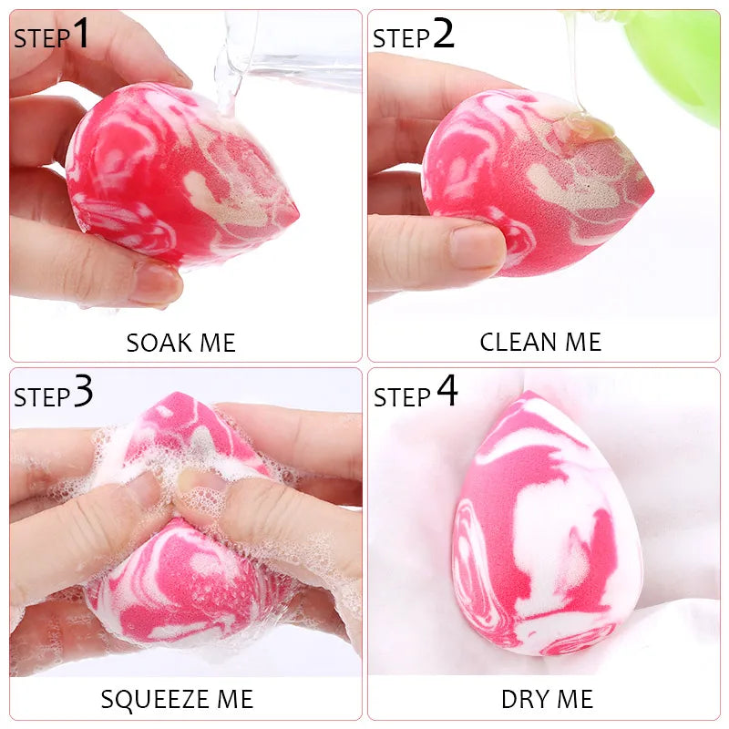 Makeup Sponge Marbling Water - See Specs