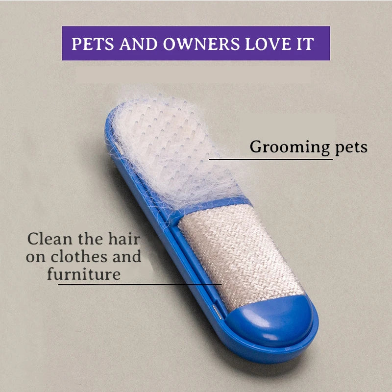 UFBemo Portable Comb Blue Pink White N in 1 Grooming Tool Pet Comb Dog Grooming Cat Cleaning