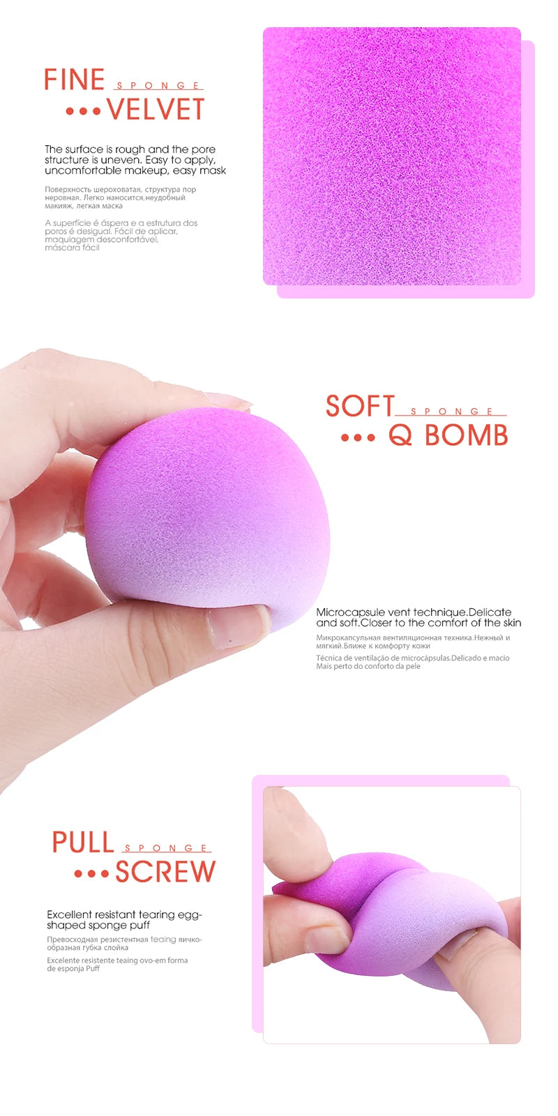 Makeup Sponge Marbling Water - See Specs