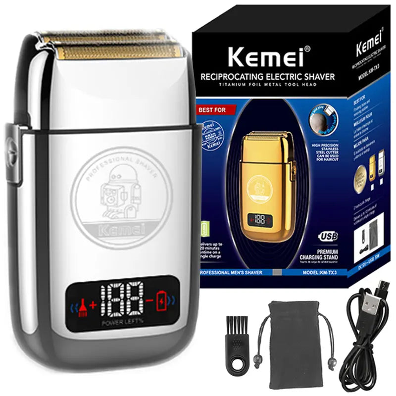 Original Kemei 4in1 Rechargeable Electric Shaver For Men