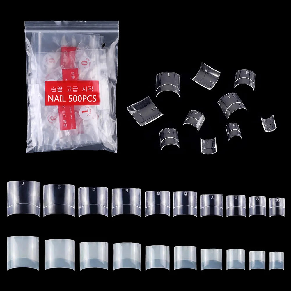 French Acrylic Style False Nails