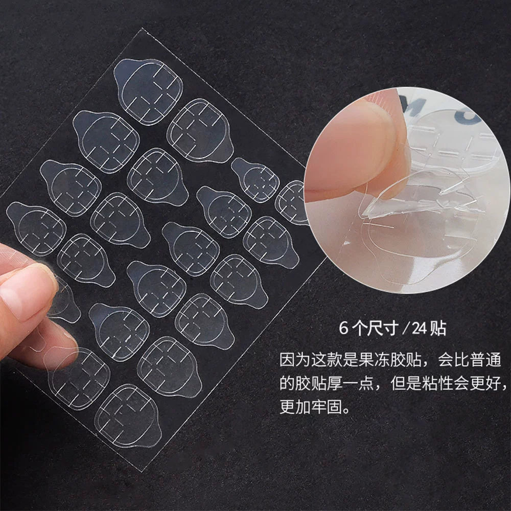 Jelly Glue Environmental-Friendly Transparent Invisible Stickers