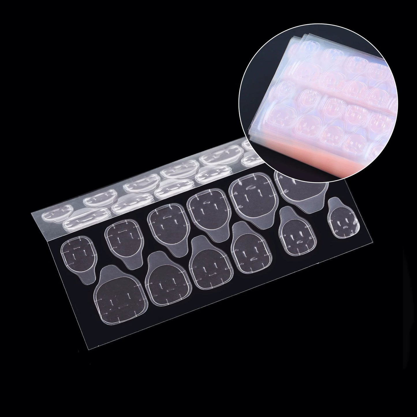 Jelly Glue Environmental-Friendly Transparent Invisible Stickers
