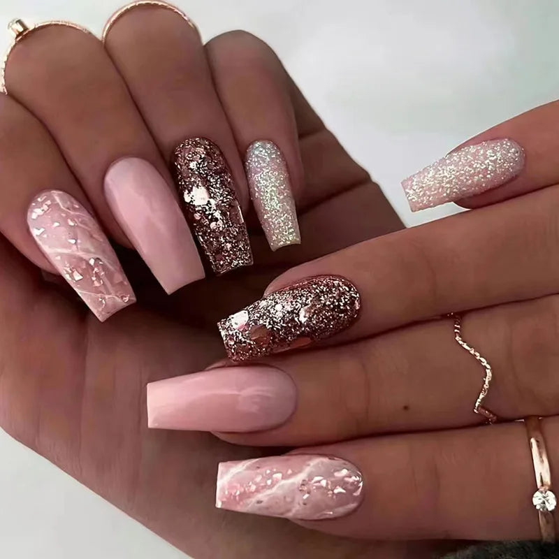 Fashion Colorful Butterfly False Nail