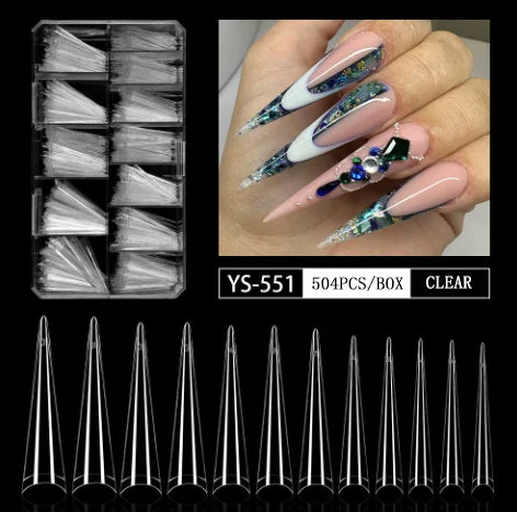 Artistic Extra-Long Pointed Salon Wearable Nail