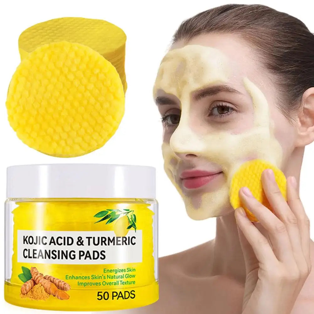 Turmeric Lemon Soap/cleansing pad/Face Cream/Serum Turmeric Series