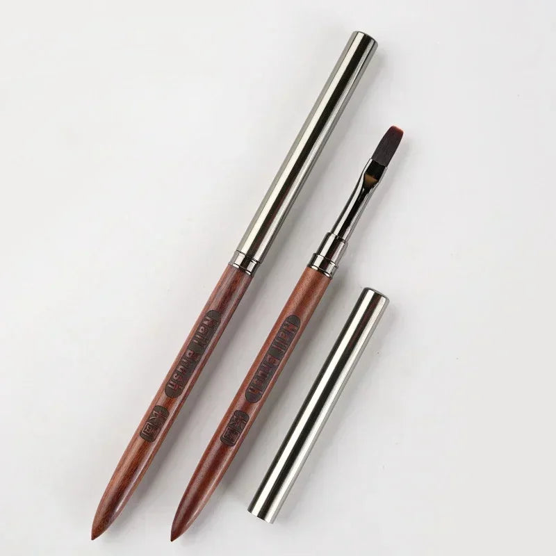 Wood Gel Painting Brush Nail Art