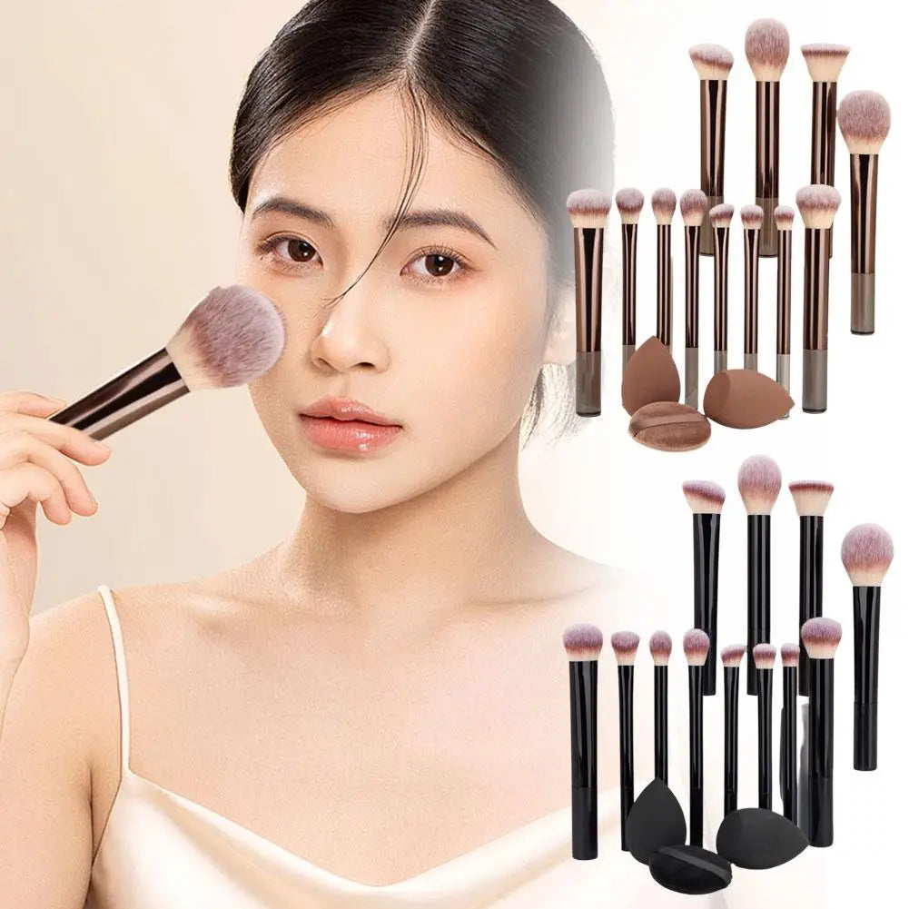 Makeup Brush Set 12 Pcs Everyday Essentials Makeup Brush Set