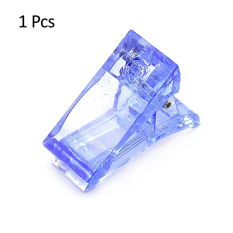 Transparent Crystal Extension Rubber Setting Clip