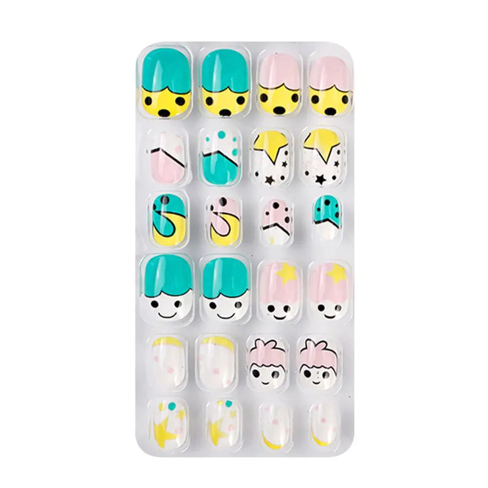 24Pcs/Set Fashion Girls Gifts Finger Nails