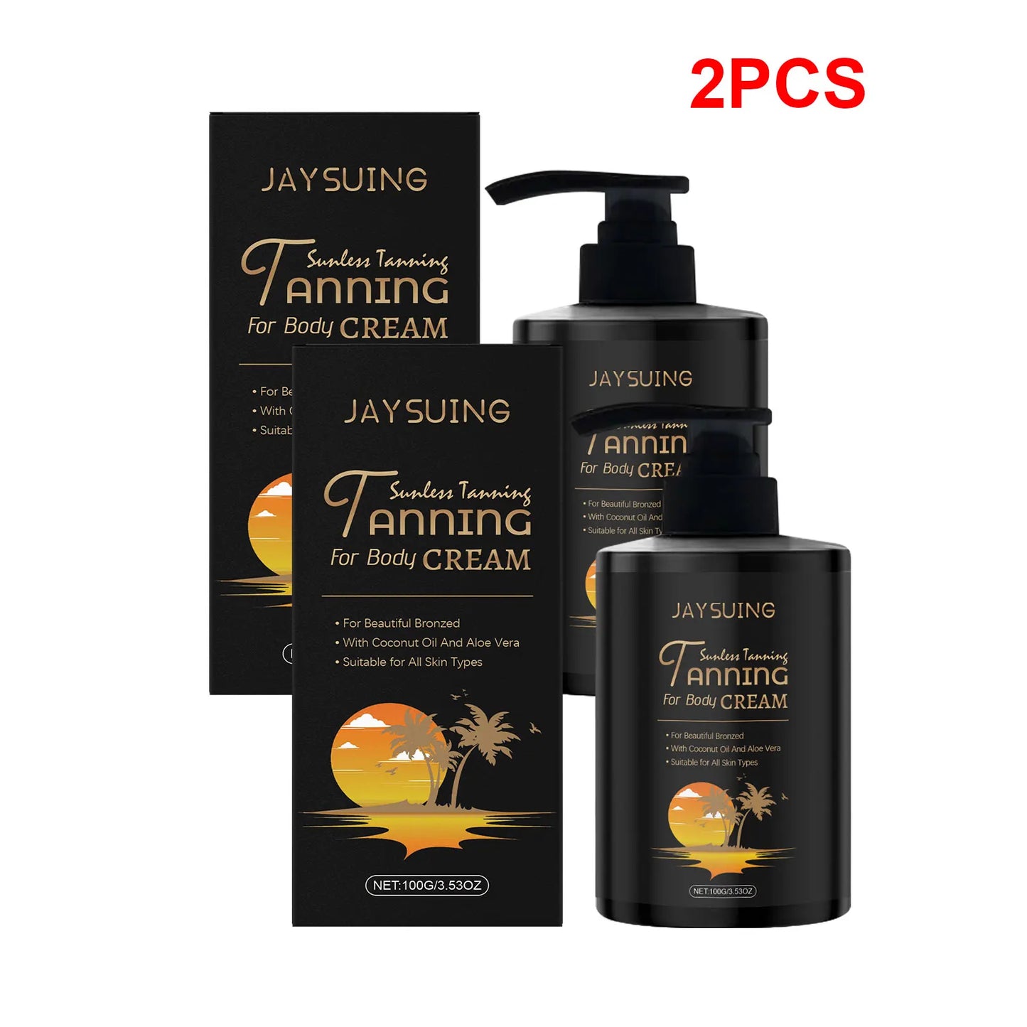 Tanning Lotion Face Body Self Tanner Sunless Browning Streak