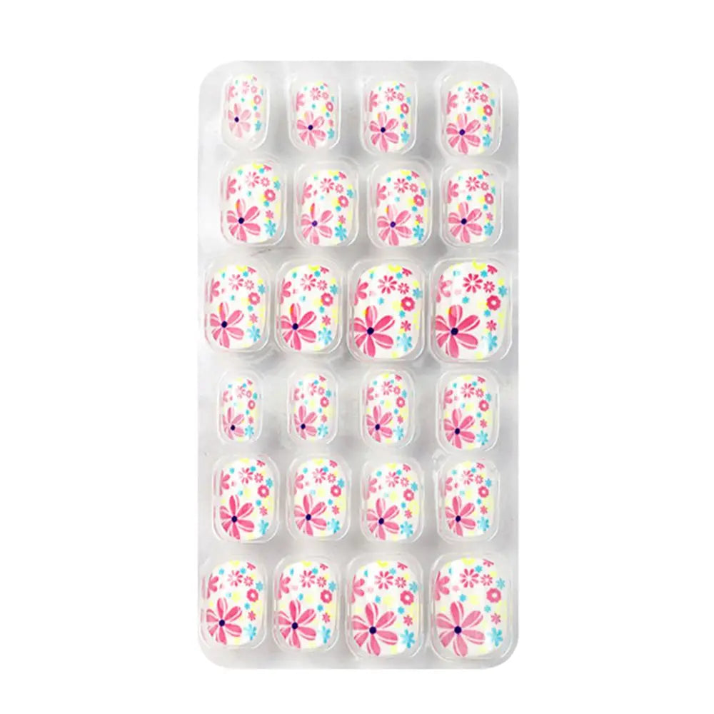 24Pcs/Set Fashion Girls Gifts Finger Nails