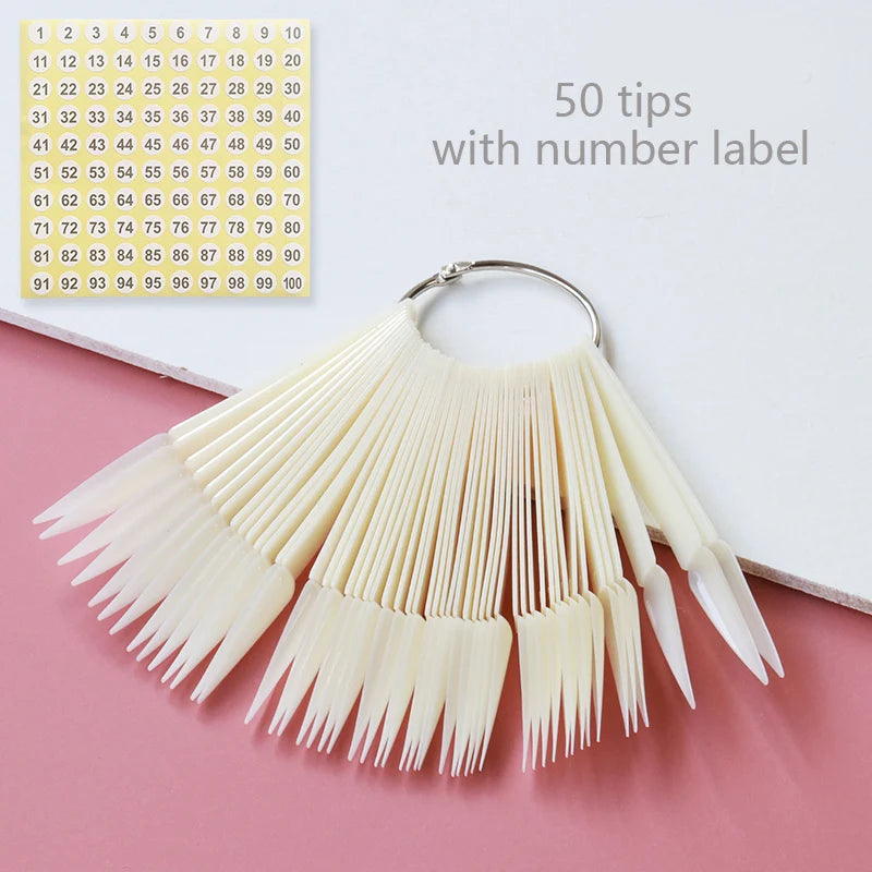 Nail Display Sticks Nail Swatch False Nail Tips