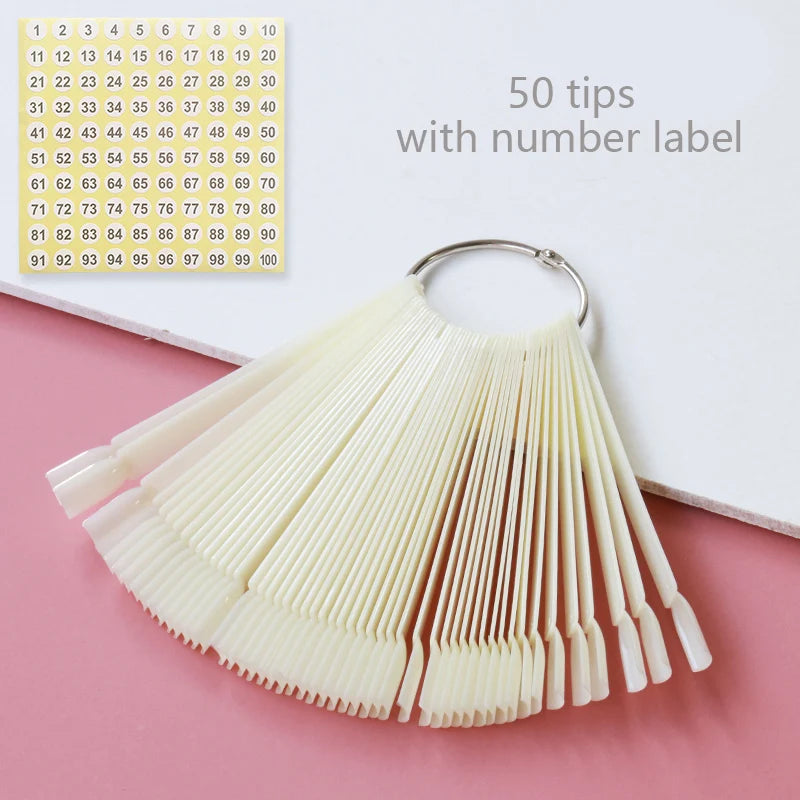 Nail Display Sticks Nail Swatch False Nail Tips