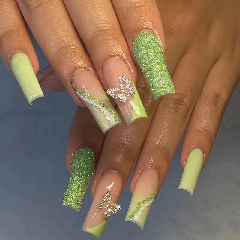 24Pcs Artificial Finger Nails