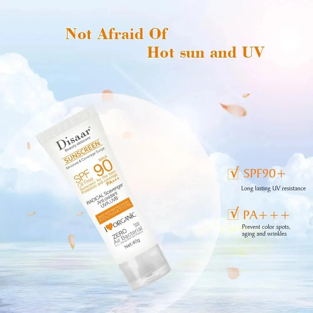 Face Body Whitening Sun Cream SPF 90 Sunblock Skin Protective Cream