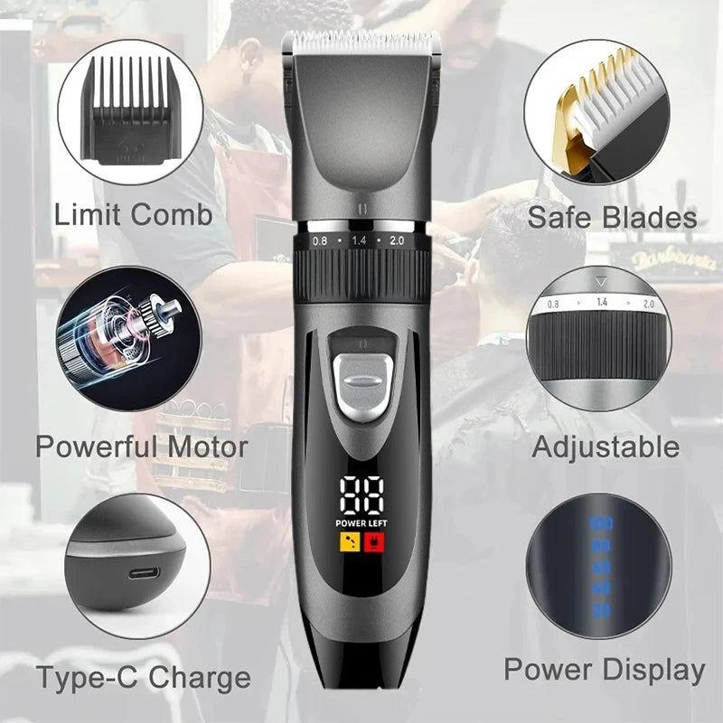 Haircut Trimmer Shaver Set Pets Fader