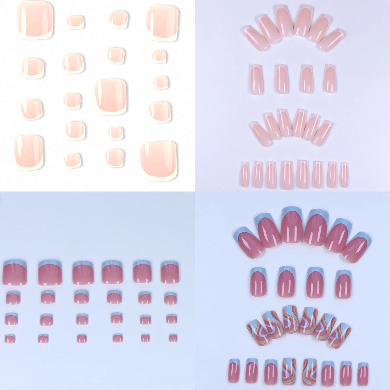 288PCS-Hand And Food Ballerina False Nails