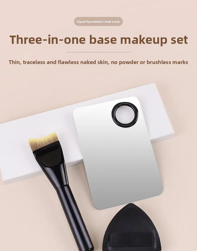Ultra-thin Foundation Brush Makeup Mixing Palette