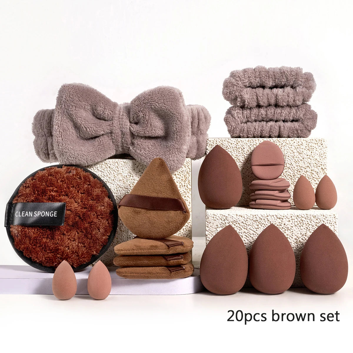 Makeup Brushes and Sponges Set