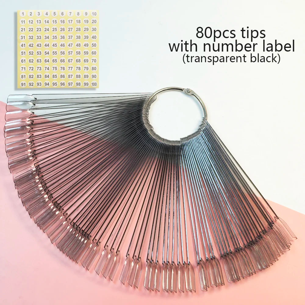 Nail Display Sticks Nail Swatch False Nail Tips