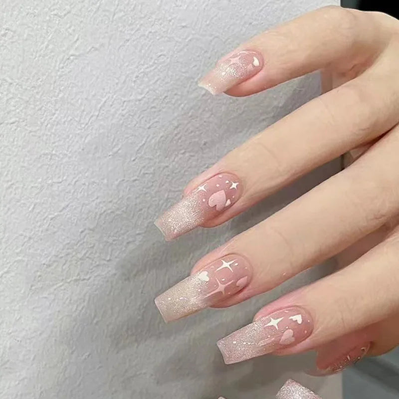 Fashion Colorful Butterfly False Nail