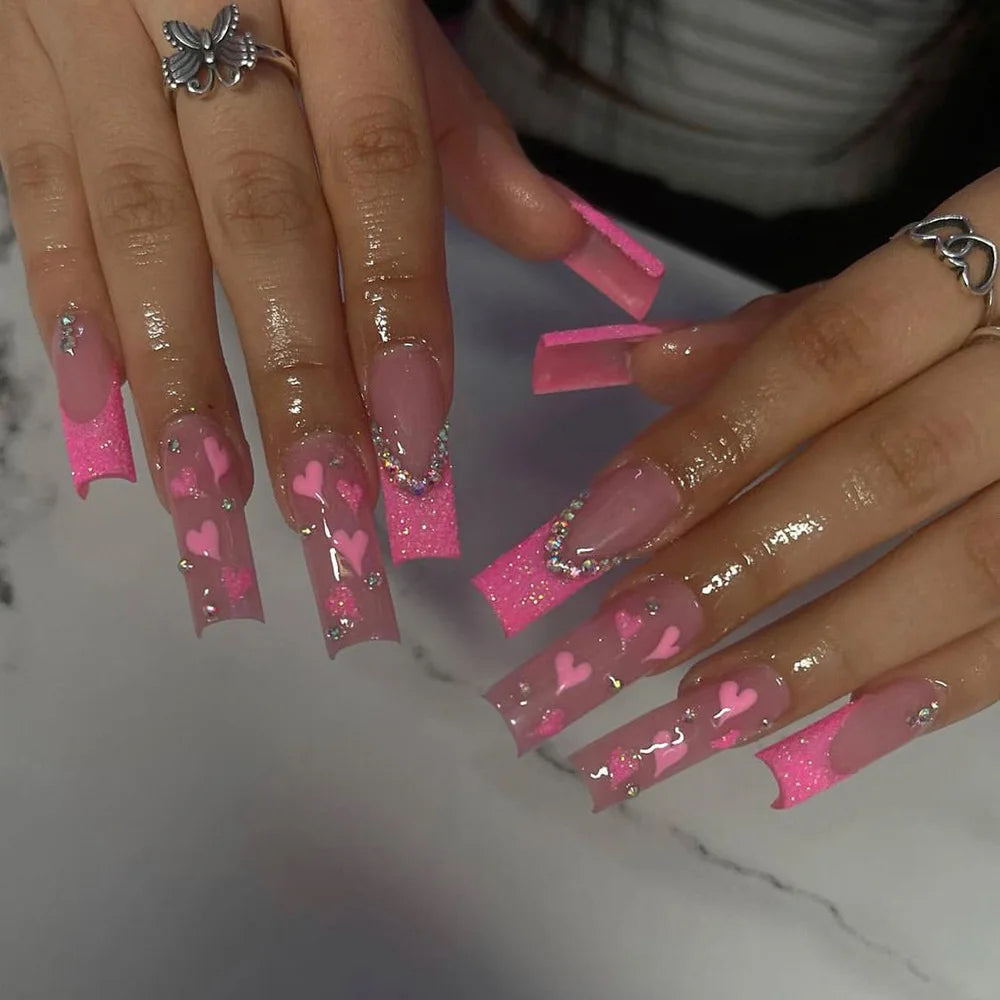 24Pcs Artificial Finger Nails