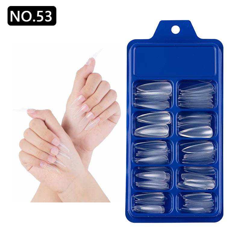 100pcs/box Acrylic Artificial False Nail