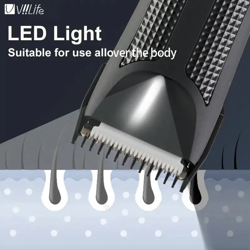 Men's Electric Groin Hair Trimmer