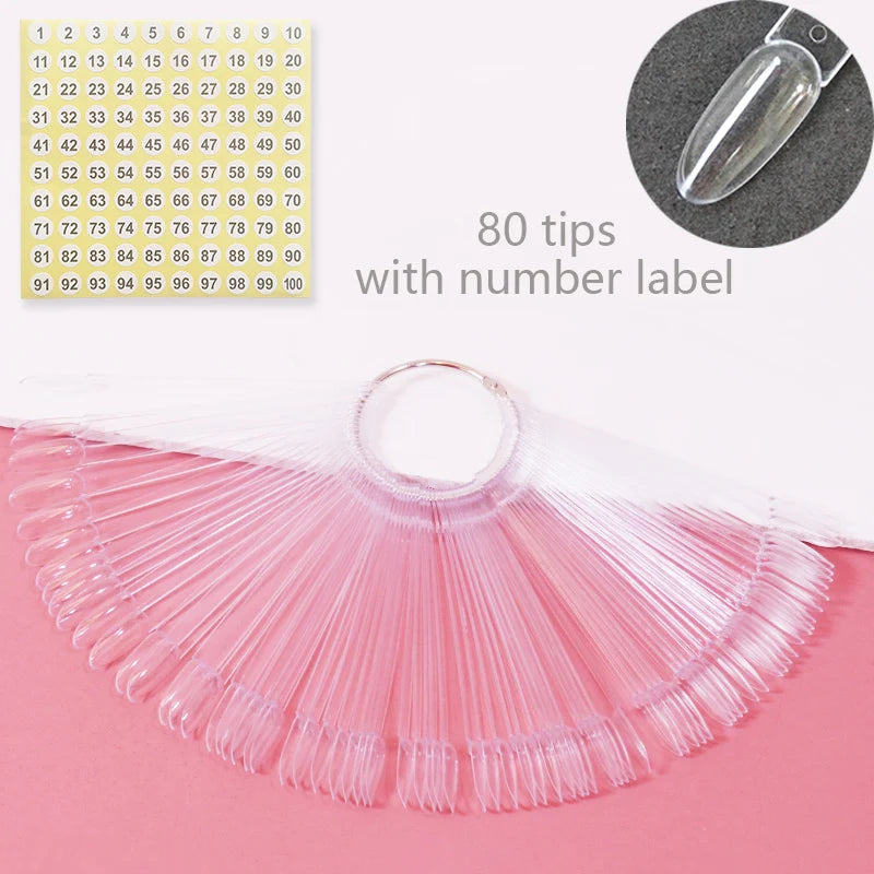 Nail Display Sticks Nail Swatch False Nail Tips