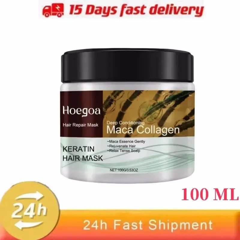 Collagen Keratin Hair Mask Dual Oil Control Moisturizer