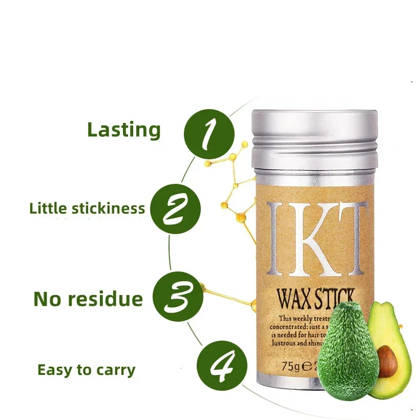 Waterproof Long-Lasting Hair Wax Stick Portable Finishing