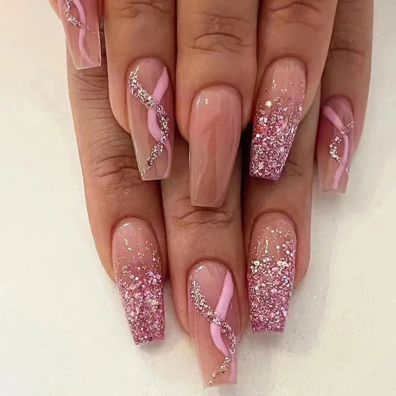 Fashion Colorful Butterfly False Nail
