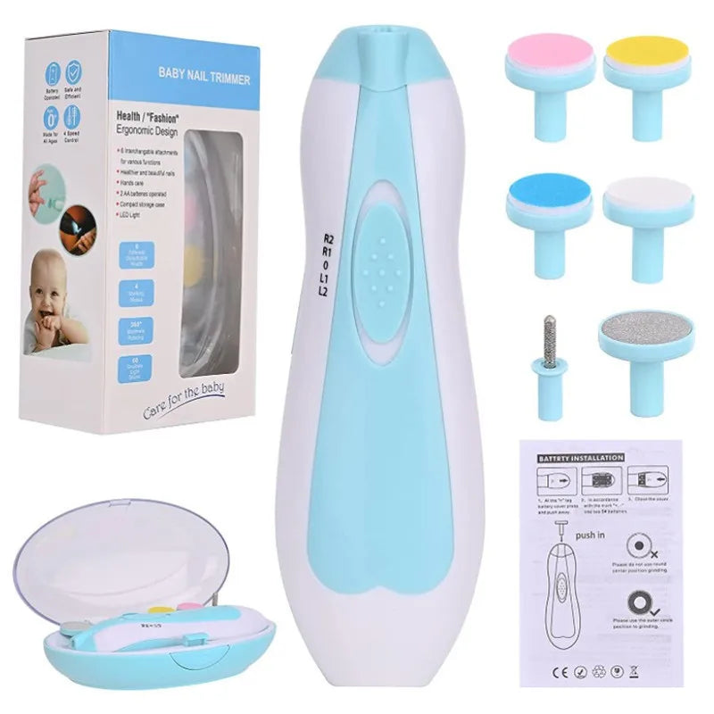 Baby Electric Nail Trimmer Kid Nail Polisher