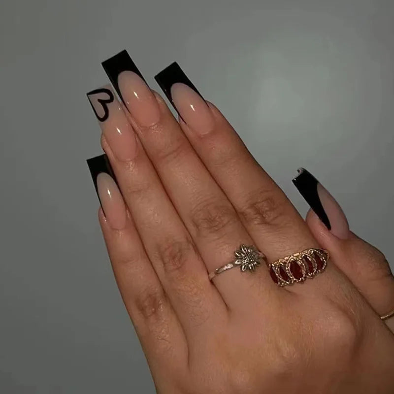 24Pcs Artificial Finger Nails