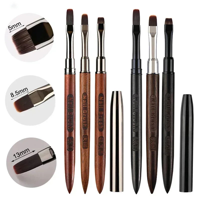 Wood Gel Painting Brush Nail Art