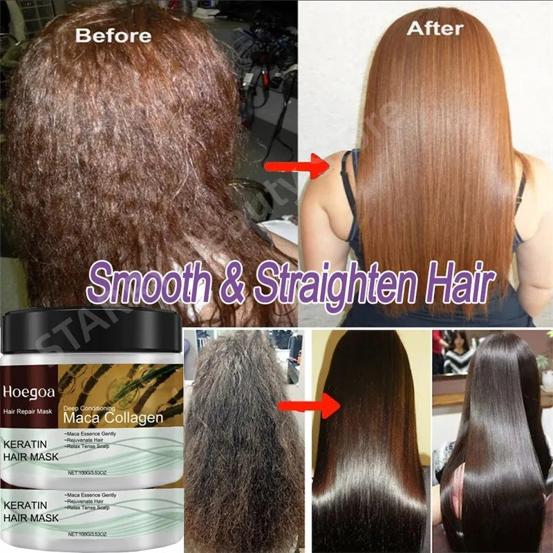 Collagen Keratin Hair Mask Dual Oil Control Moisturizer