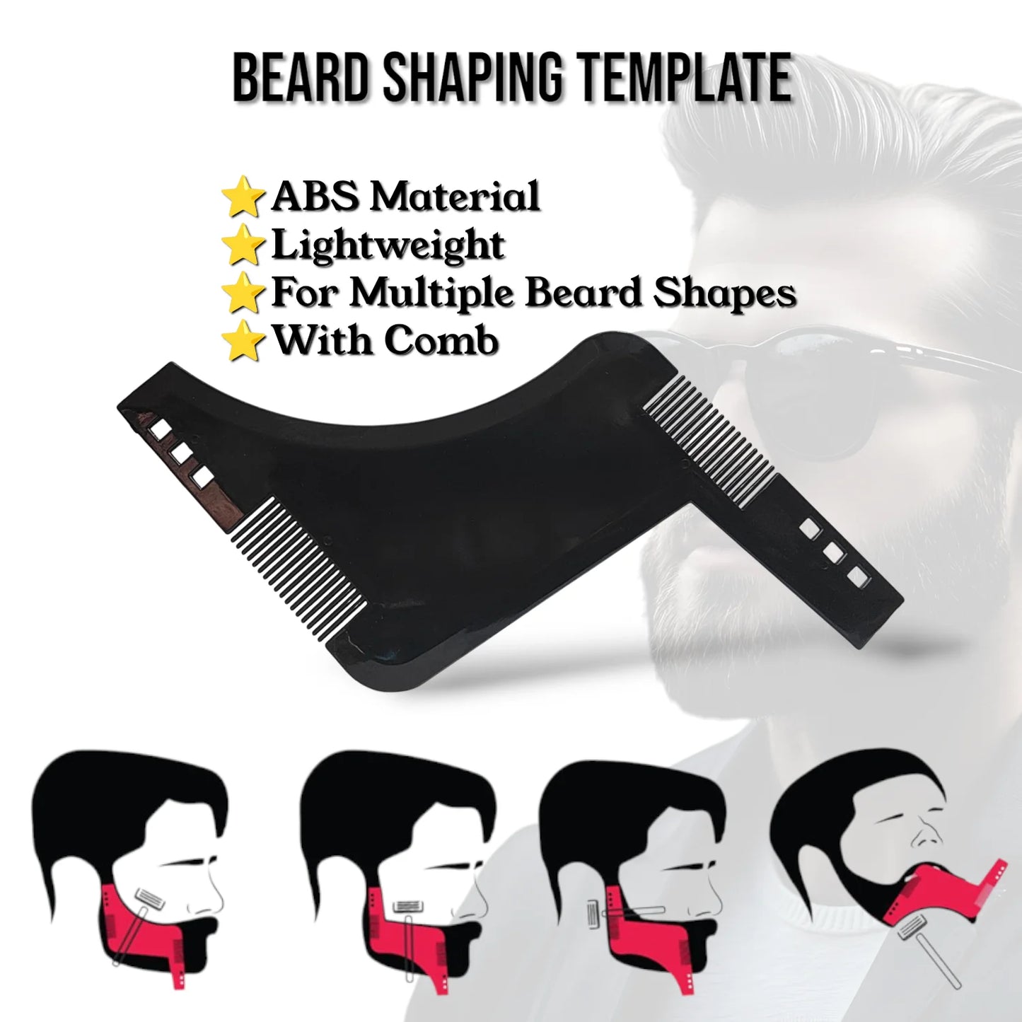 Gracemen Beard Kit - 6 in 1 Grooming Set for Men