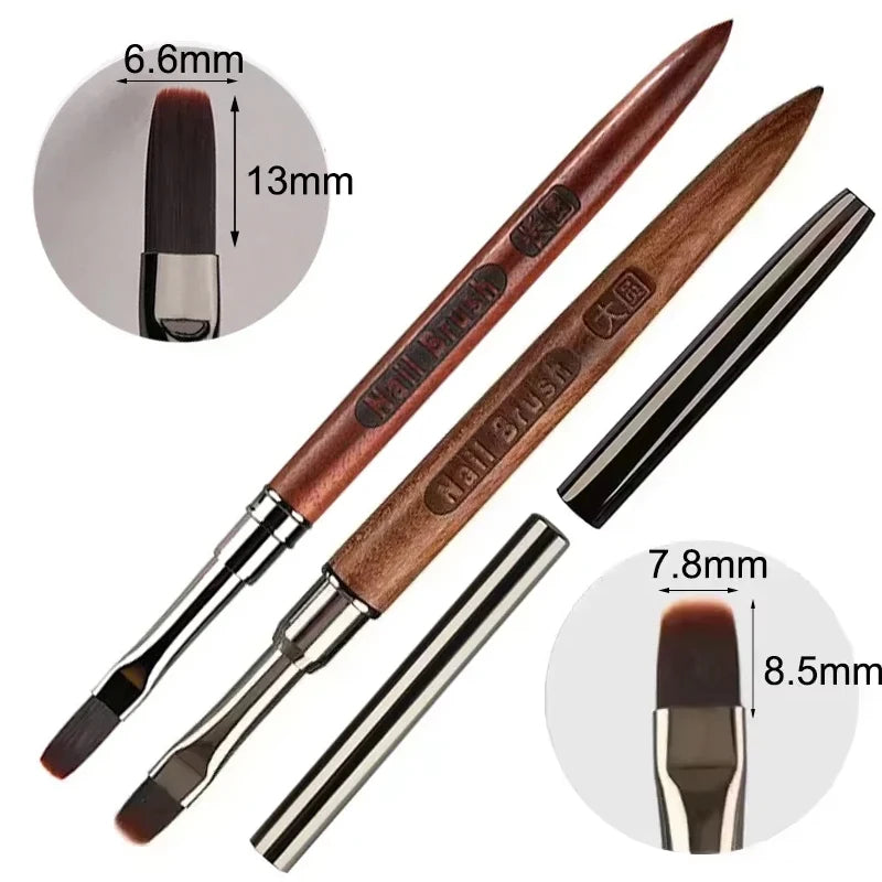 Wood Gel Painting Brush Nail Art