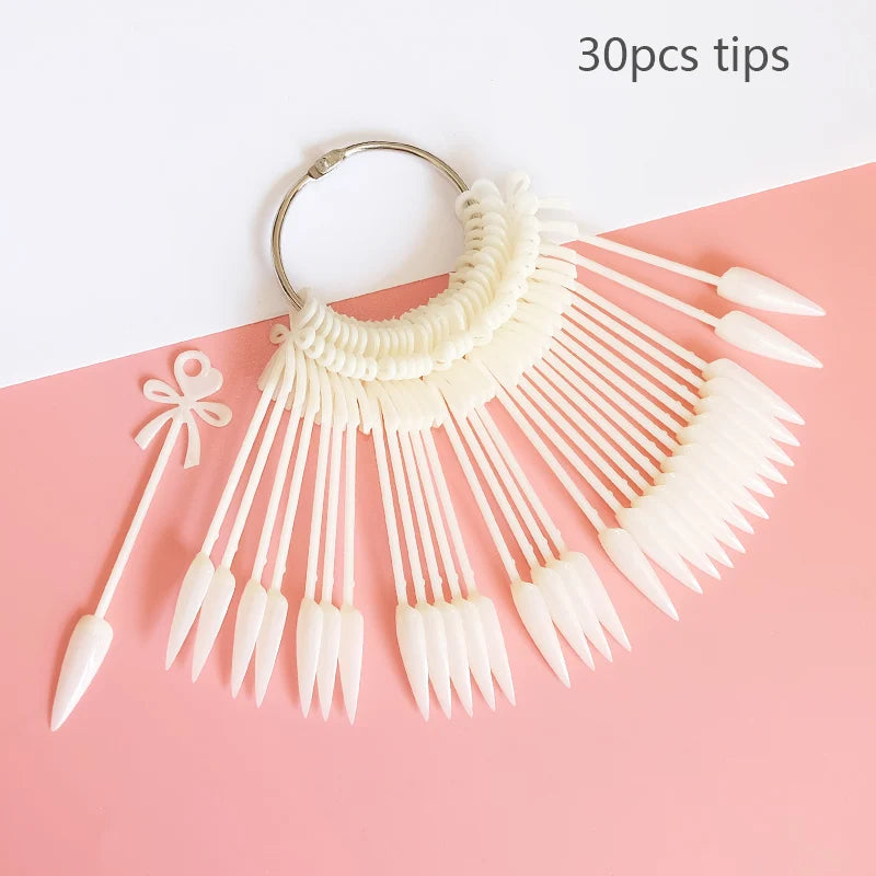 Nail Display Sticks Nail Swatch False Nail Tips