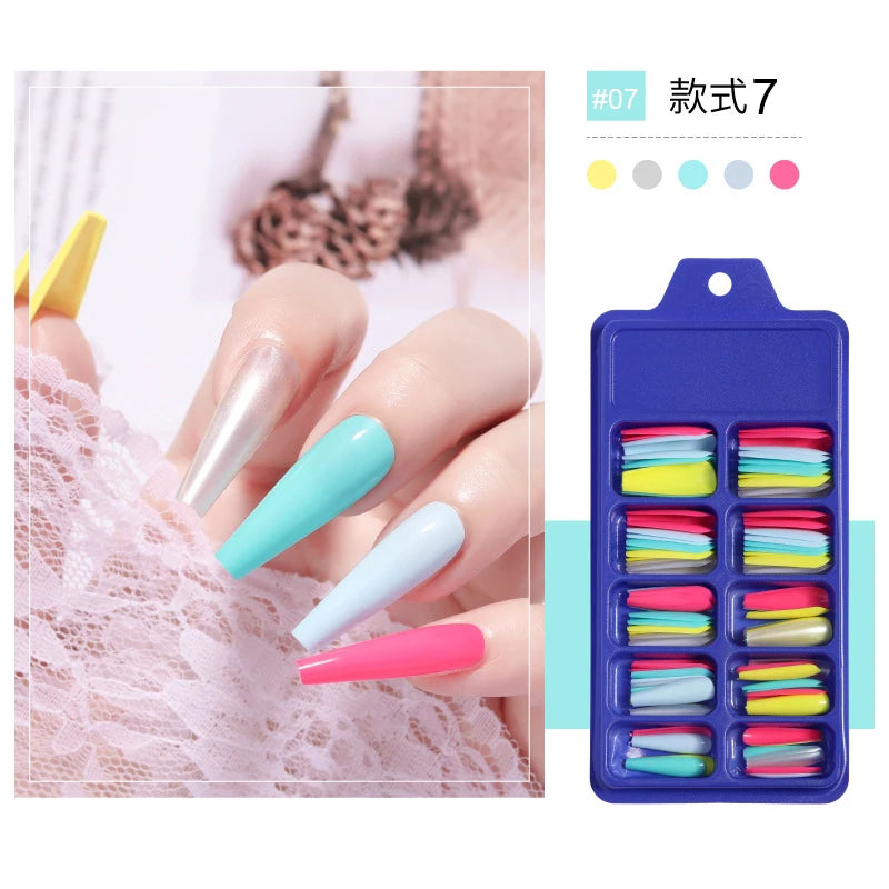 100pcs/box Acrylic Artificial False Nail