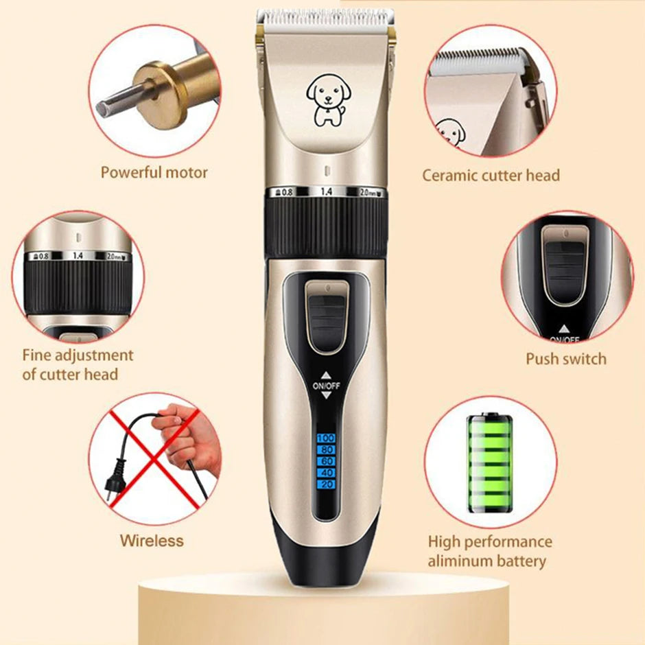 Haircut Trimmer Shaver Set Pets Fader