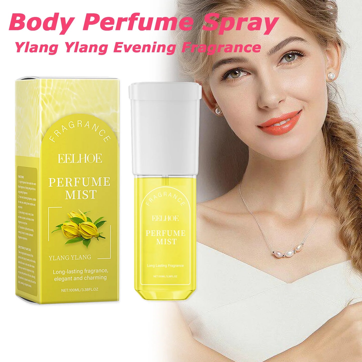 Body Perfume Spray Ylang Ylang Evening Fragrance