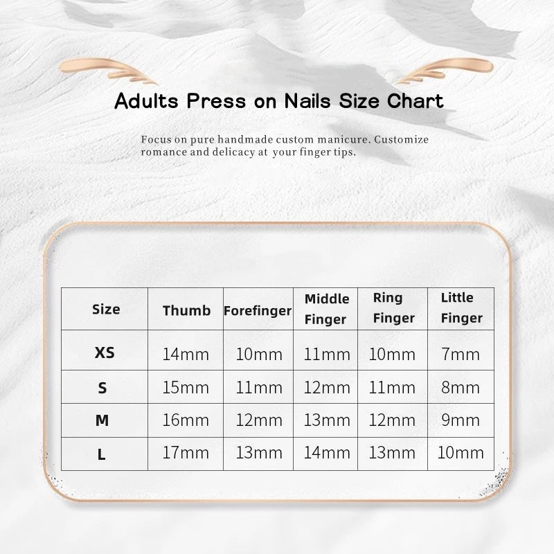 Long Almond Colourful Handmade Press On Nails