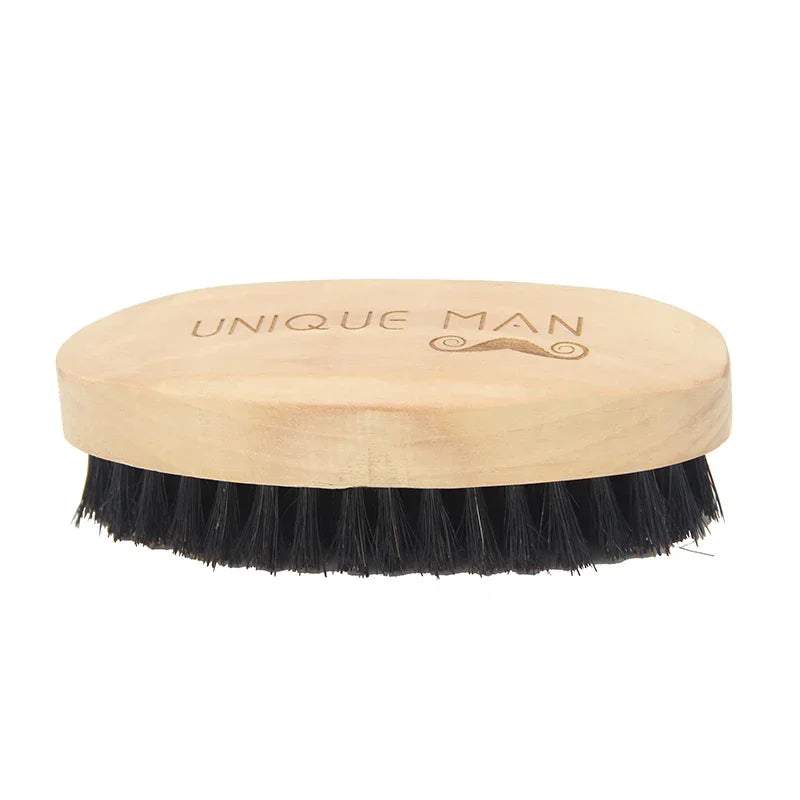 Wooden Hair Beard Brush For Men