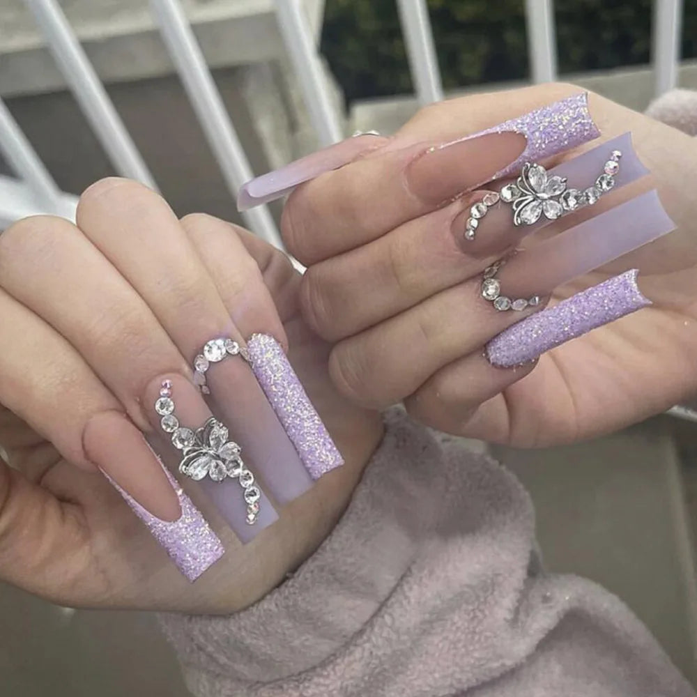 24Pcs Artificial Finger Nails